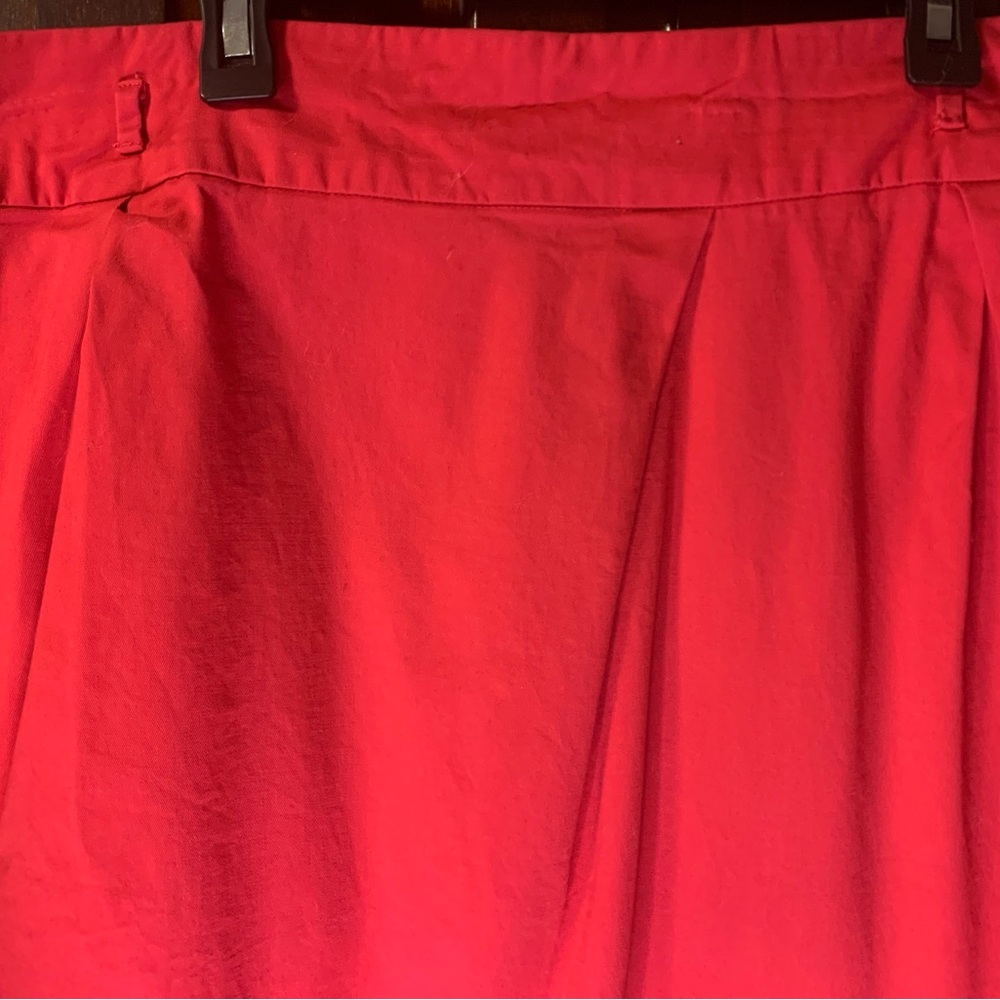 Large Benetton Pink Barbie Midi Skirt Summer pleated Bright 12/14 spring Easter - Picture 3 of 7